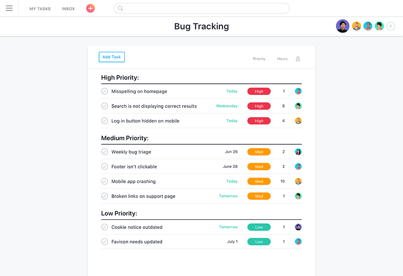 Bug tracking